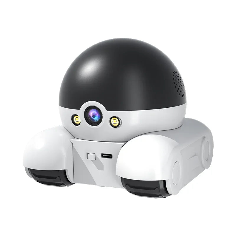 Dual Lens, Dual Screen Household 360 Degree High-Definition Robot Monitoring Vehicle Intelligent Camera