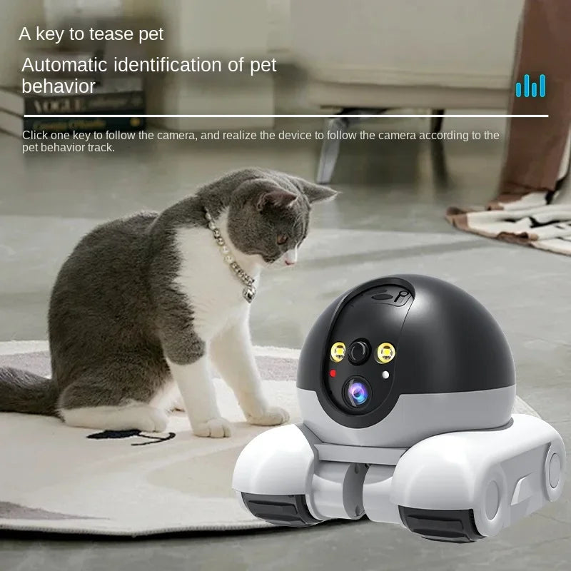 Dual Lens, Dual Screen Household 360 Degree High-Definition Robot Monitoring Vehicle Intelligent Camera